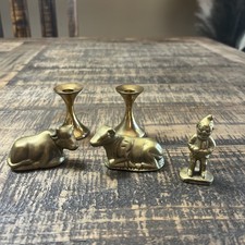 Five Cast Brass Figurines picture