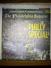 Eagles Philly Special Super Bowl Philadelphia Inquirer Parade Paper, Never Read picture