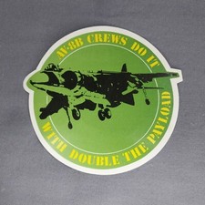 'AV-8B Crews Do It With Double the Payload' McDonnell Douglas Aircraft Sticker picture