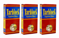 TARBLOCK Disposable Cigarette Filter Tips 4-Hole 3 Packs 90 Filters picture