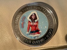 2025 4 QUEENS LAS VEGAS 6OZ HOLIDAY 2025 SILVER STRIKE picture