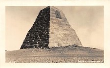 F83/ Laramie Wyoming Postcard RPPC c1930s Ames Monument picture