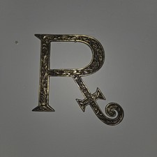 Antique Rx Pharmacy Advertisement Sign One Of A Kind Metal Sign picture