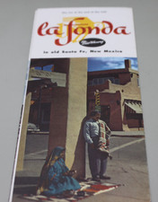La Fonda Hotel Brochure Santa Fe New Mexico Vintage Souvenir picture