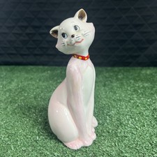 Vintage Enesco Disney Aristocats Duchess Pink Cat Figurine 7.75