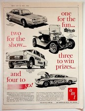 AMT 1965 Vintage Magazine Ad Boys' Life Car Model Kits Avanti Nomad Studebaker picture