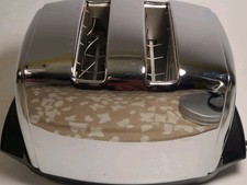 Vtg 1978 Sunbeam Chrome Toaster AT-W Radiant Control Auto Drop Clean Works  picture