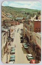 Postcard Main Street Central City Colorado Earl's Toll Gate Bar Street View Cars picture