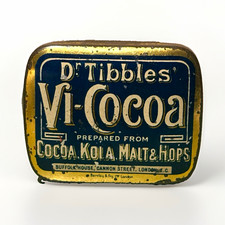 Antique Dr Tibbles Vi-Cocoa Pocket Tin Victorian Sample Litho Barclay Fry London picture