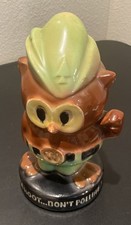 VINTAGE WOODSY OWL BANK GIVE A HOOT DON'T POLLUTE McCOY UNITED STATES FOREST picture