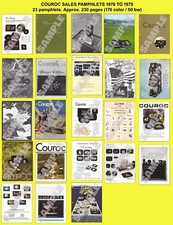 Couroc of Monterey 51 Product Pamphlets 1958-1985 PDFs approx. 426 pages on CD. picture