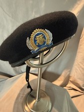 Vintage Brazil Military Police Beret Hat Rondônia PMRO Surplus Prada Cap Wool  picture