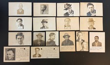 Vintage Office of the Sheriff Marysville California Jail Cards 1900s Mugshot picture