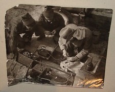 Israel Army Jewish 1952 Israeli Military Negev Photo Geophysical Test KM 123 picture