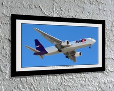 FedEX Air Cargo Boeing 767-300F Panoramic 12x24 Unframed Print AVAP3688B_21R picture