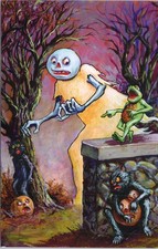 Postcard Matthew Kirscht 2025 Pumpkin Heist 16 of 46 Artist Signed picture