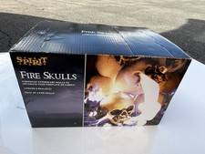 Rare Spirit Halloween Fire Skulls Set of Stoneware Fire Pit Decor DISCONTINUED picture