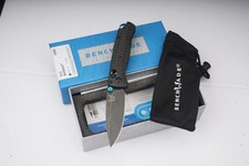 Benchmade 535 Bugout Folding Knife Black Carbon Fiber Handle S90V Blade picture