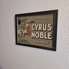 Cyrus Noble Whiskey POP Adverstiment Litho Extremely Rare 1899-1906 Mutual... picture