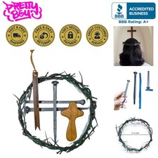 Crown of Thorns and Crucifixion Nails Gift Set - Perfect for Easter Celebrations picture