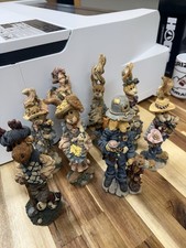 Set of 8 Folkstone Collection Boyd’s Bear Figures Figurines Lot picture