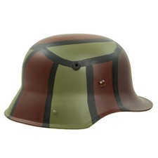 German WWI M16 Stahlhelm Steel Helmet, M-1916, Hand Painted Camouflage picture