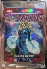 Topps Chrome Marvel 2026 The Beyond Insert Invisible Woman Red Refractor #/5 picture