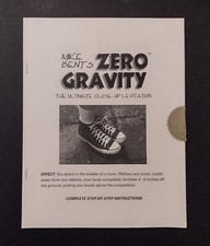 Mike Bent's ZERO GRAVITY The Ultimate Close-up Levitation Official Signed & Numb picture