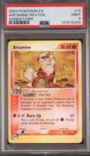 Pokémon 2003 EX Sandstorm Arcanine Reverse Foil 15/100 PSA 9 101616284 picture