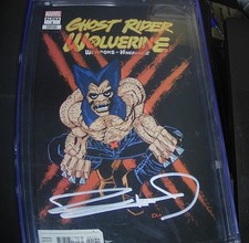 Ghost Rider Wolverine Weapons Vengeance #1 CGC SS 9.4 Signed By Frank Miller picture