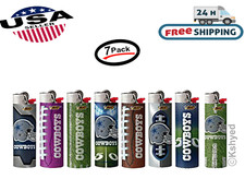 Bic Dallas Cowboys Lighters Various Styles NFL Officially Licensed (7 Pack) -New picture
