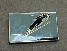 Vintage Ski Jumping Lapel Pin picture