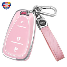 Chevy Key Fob Cover TPU Slim Case with Keychain for Equinox Malibu Camaro Cruze picture