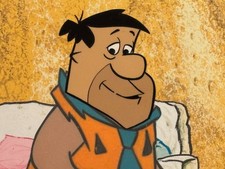 1961 The Flintstones “Alvin Brickrock Presents” Production Cel - RARE 2nd SEASON picture