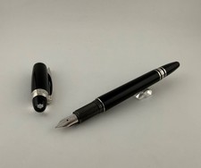 Authentic Montblanc StarWalker Old Style Black Fountain Pen 14K Gold Nib picture