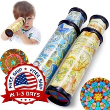 2 Piezas De Caleidoscopio Mágico Caleidoscopio Del Viejo Mundo Juguetes Clásicos picture
