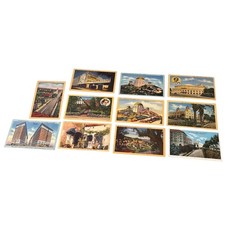 Vintage Los Angeles Hollywood Postcard Lot 11pc California Landmarks Retro Art picture