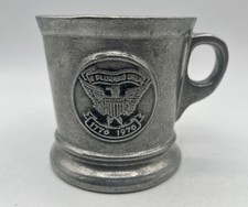 RARE Armetale RWP 1776-1976 Bicentennial E Pluribus Unum Shaving Mug Cup picture
