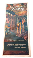 1927 Endless Caverns New Market Virginia Advertising Travel Brochure & Map picture