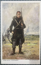 WWI Armee Belge Postcard Lot 6 Set M Wagemans Artilleur Guide Grenadier Military picture