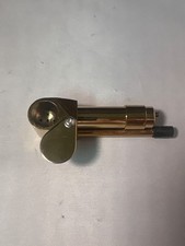 1× Brass Tobacco Smoking Proto Pipe style w Stash Storage Cylinder Chamber picture