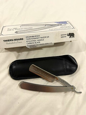 Thiers-Issard Handmade TAOS 5/8 Carbon Steel Straight Razor w/ Case & Box picture