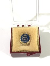 Vintage IACP International Association of Chiefs of Police Lapel Pin With Case picture