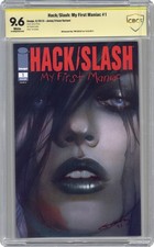 Hack Slash My First Maniac 1B CBCS 9.6 Witnessed Sig Tim Seeley 2010 picture