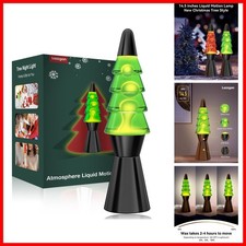 Lazzgan Christmas Tree Liquid Motion Lamps - 14.5 Inch Black Large Christmas picture
