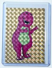 Barney Limited Edition Artist Signed “Barney & Friends” Refractor Card 1/1 picture