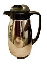 Vtg WMF Vacuum Jug Retro Chrome Hot Cold Carafe Thermos Made in Japan 1 qt  picture