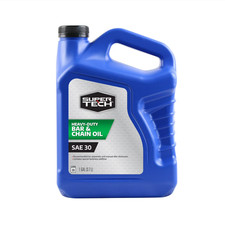 Super Tech Bar and Chain Oil 1 Gallon SAE 30 Chainsaw Lubricant Heavy Duty picture