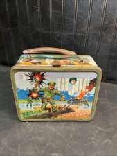 Vintage 1967 GI Joe Metal Lunch Box Lunchbox Thermos US Army No Thermos picture