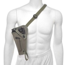 OD M3 Tanker Shoulder Holster with Magazine Pouch fits Walther P38 P1 Left Hand picture